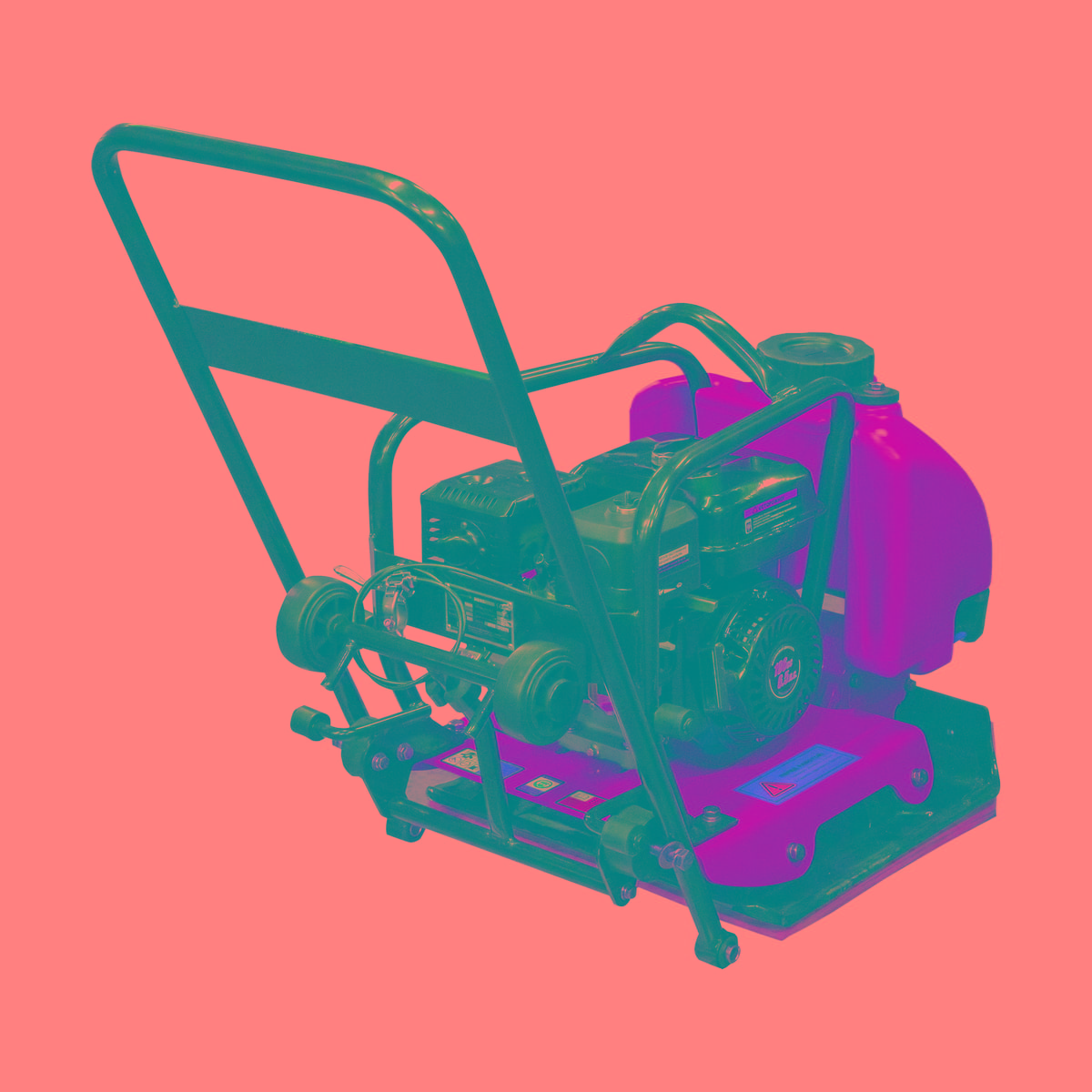 Виброплита бензиновая Masalta MSR90-2 (83 кг), изображение 1